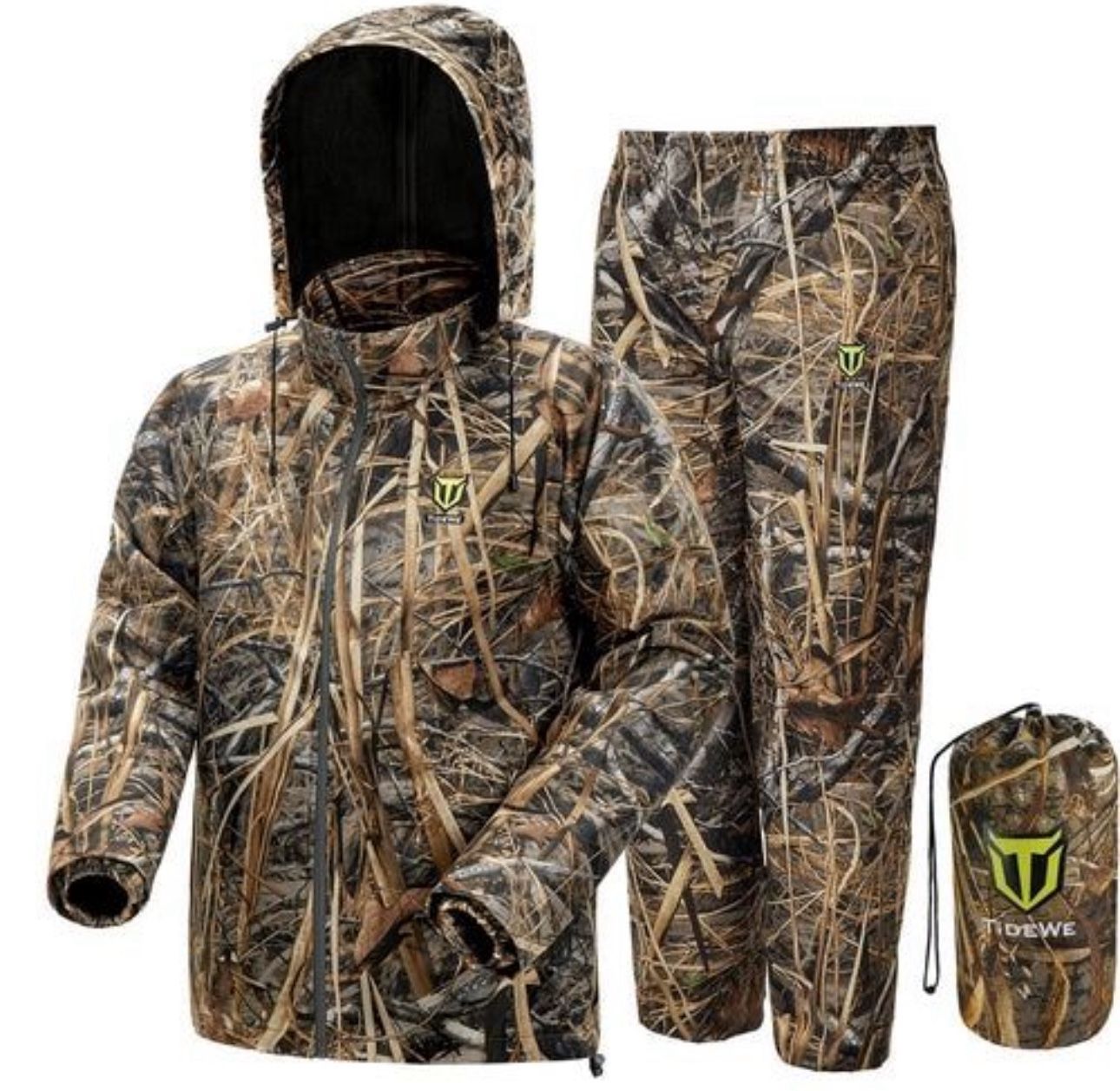 TideWe Rain Suit, Waterproof Breathable Lightweight Rain Coat & Pant Brand new B149) Size 2XL