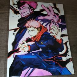 Jujutsu Kaisen Image Changing 3D Holographic Lenticular Poster