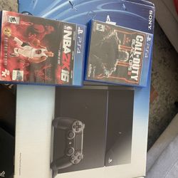 PS4  and Games Mint Condition 