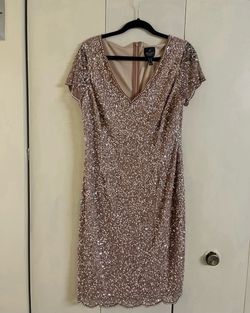 New Adrianna papell sequence & beaded sheath dress size 14 details in photos pickup Gaithersburg md20877