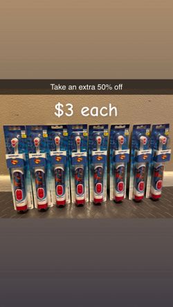 Spider-Man spin brushes