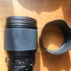 SIGMA 85MM F1.4 DG FOR CANON EF
