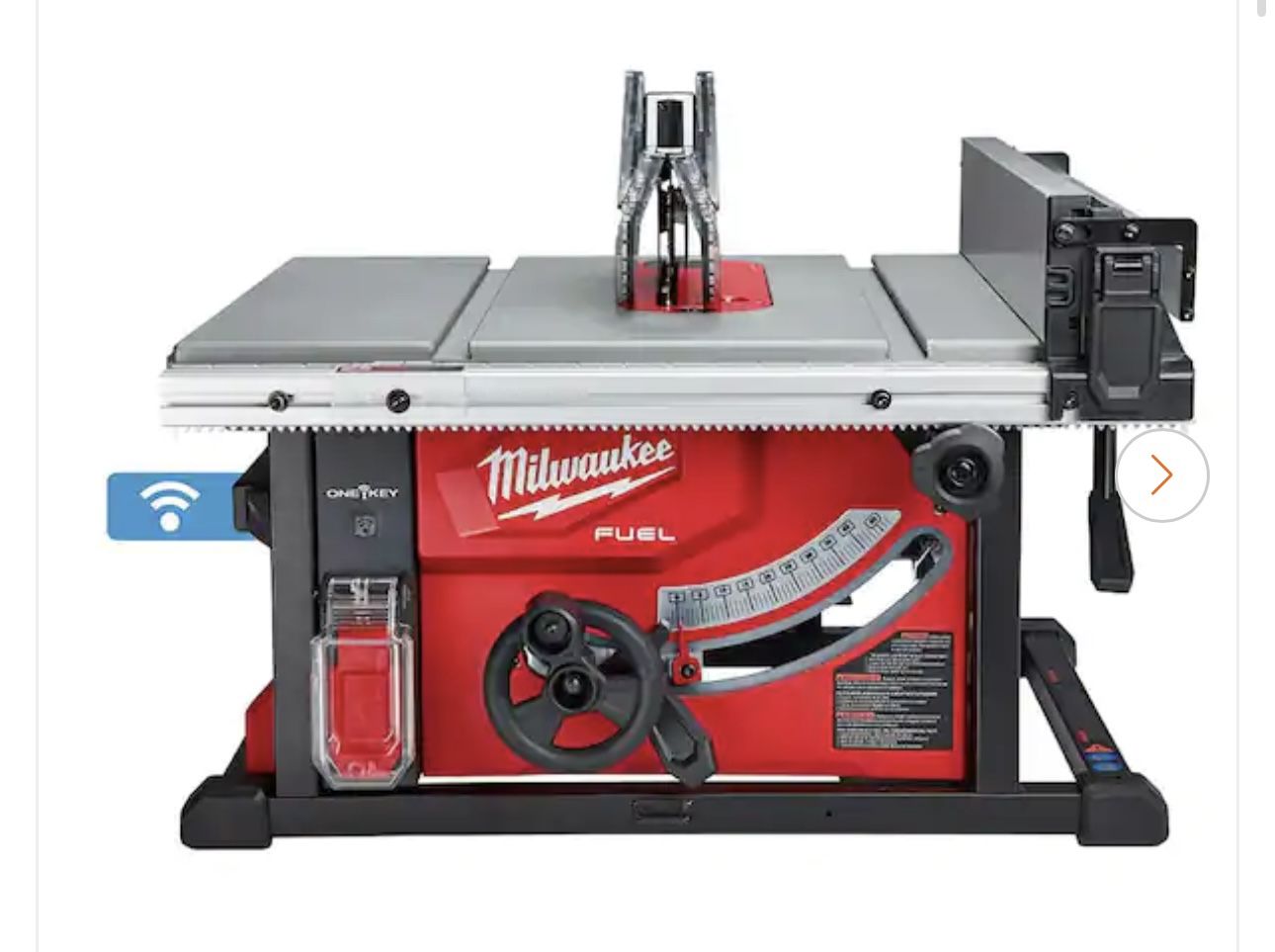 Milwaukee M18 FUEL ONE-KEY 18-Volt Lithium-Ion Brushless Cordless 8-1/4 in. Table Saw (Tool-Only)