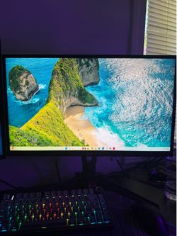 After gaming monitor