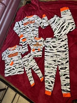 Family Matching Halloween Mummy Pajama $10 each Set