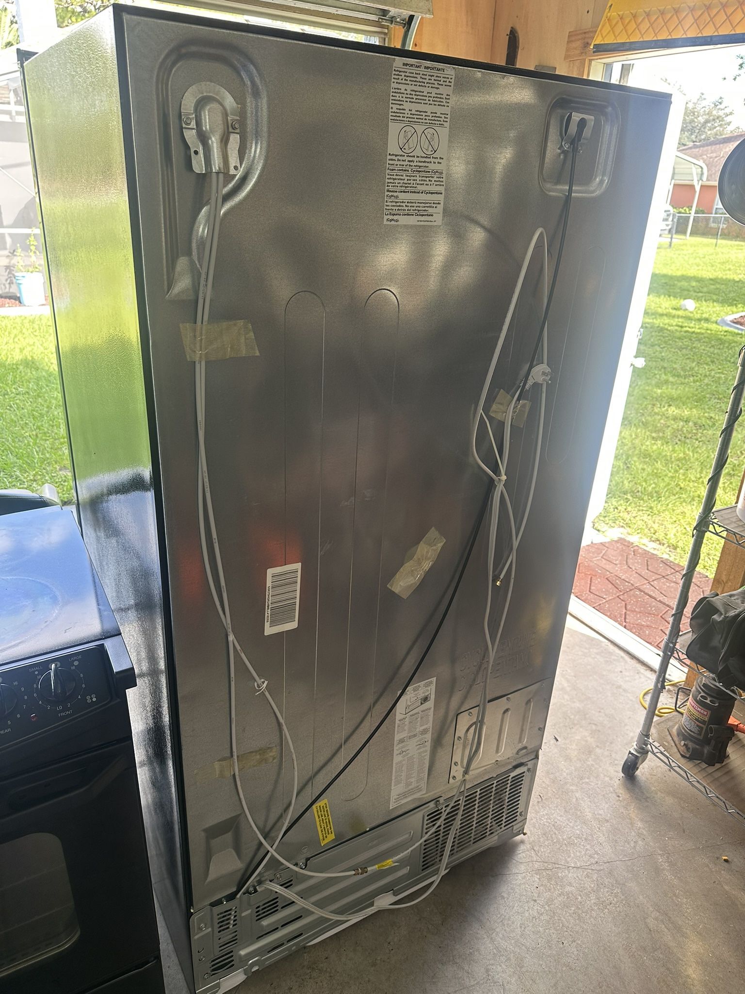 Ge Refrigerator Next To Countertop