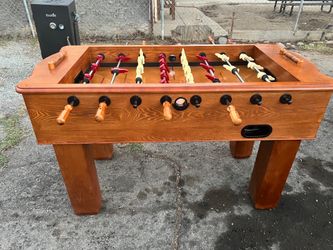 Foosball Table solid Wood Foosball Table with balls furniture MAKE AN OFFER!