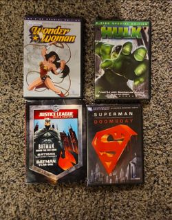 DC & Marvel Superhero DVD Lot of 4