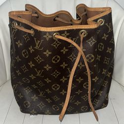Lv Petit Noe Brown Shoulder Bag 