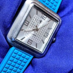 Turquoise Casual Women's Tank Watch 