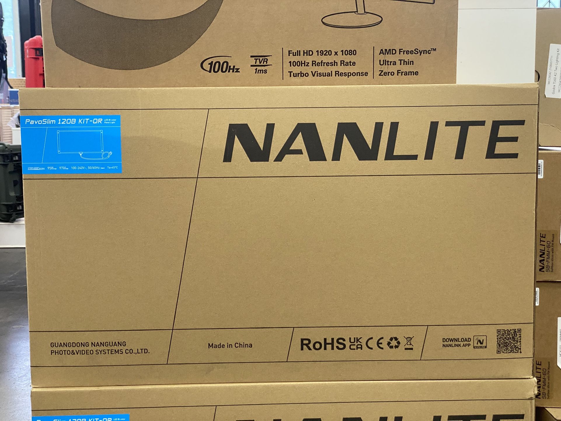 Nanlite PavoSlim 120B Bi-Color LED Panel W/ Quick Open Softbox