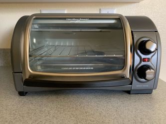 4 Slice Toaster Oven with Roll-Top Door