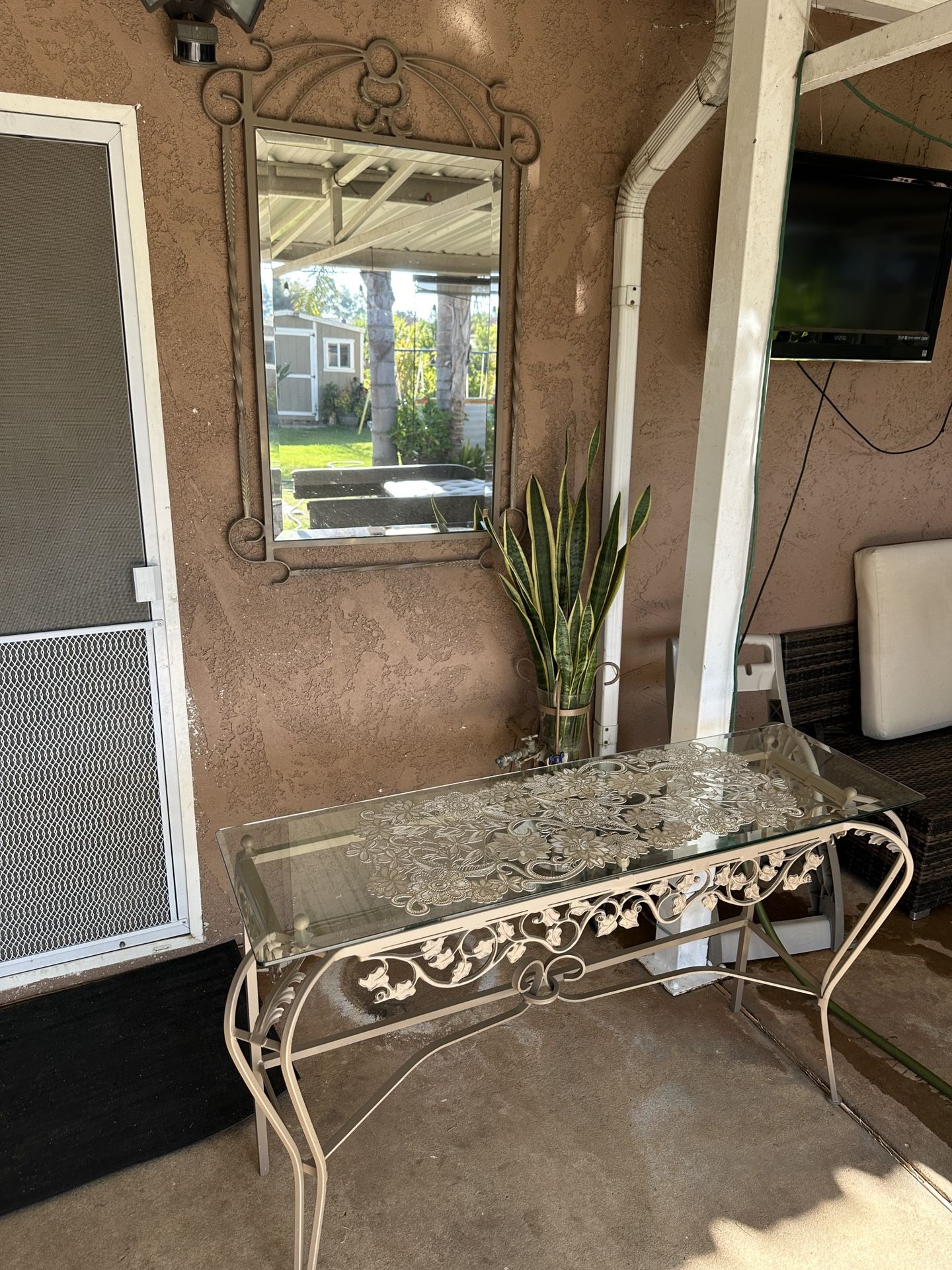 Table And Mirror