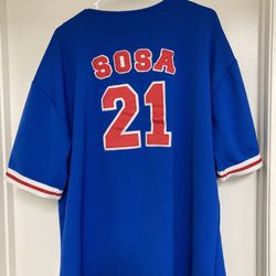 SAMMY SOSA CHICAGO CUBS JERSEY-SPORT ATTACK-VINTAGE 
