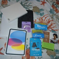 Apple IPAD 10TH Generation 256GB Wifi Bundle Blue