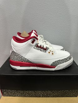Jordan 3 Retro Cardinal Red Size 10M