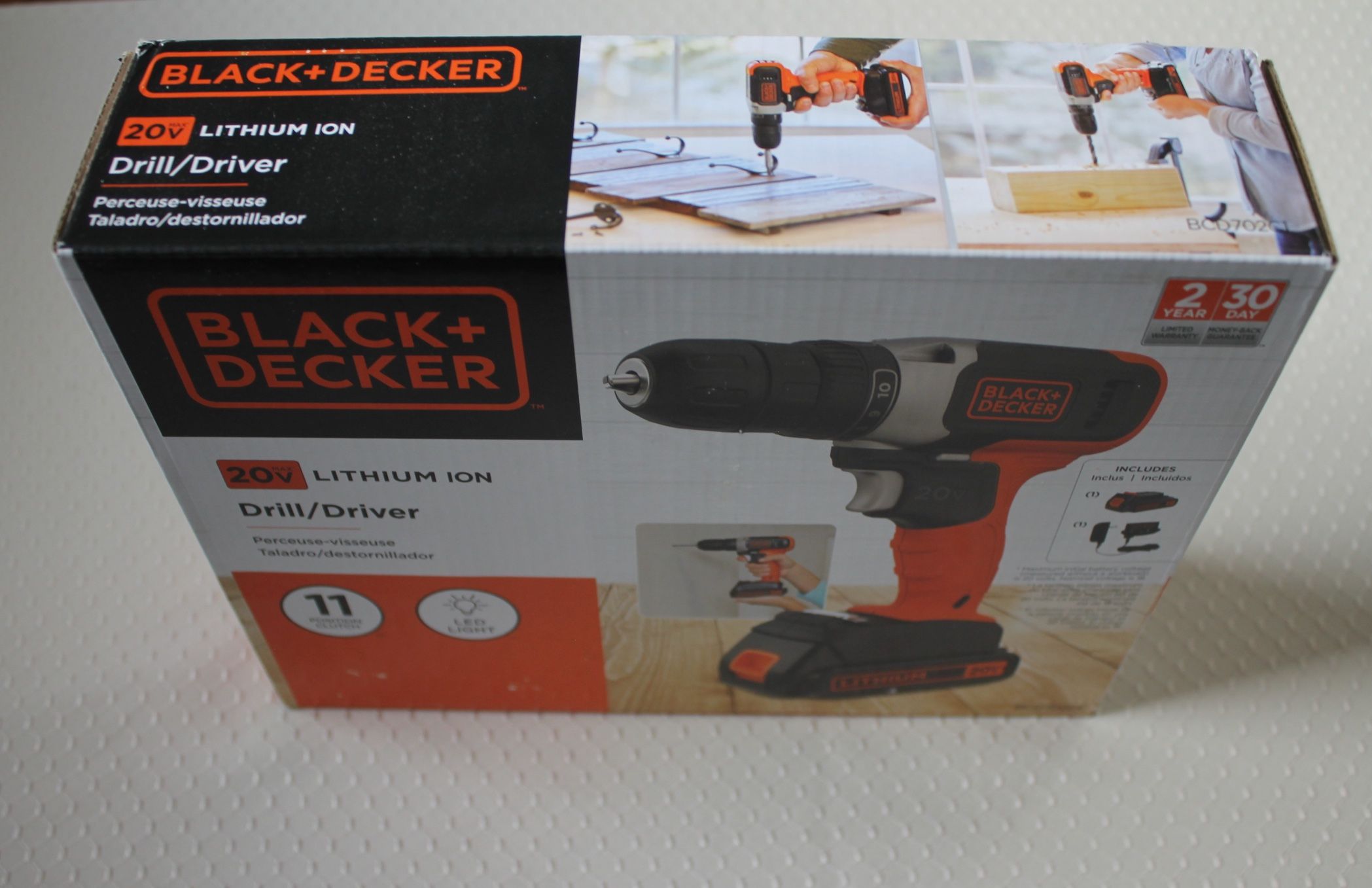Black + Decker 20v Cordless Drill/Driver