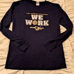 Women's Long Sleeve T-Shirt Size Medium Blue Brookfield Lady Warriors❤️😍