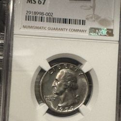 1970 Washington Quarter. NGC MS-67(Top Qtr)