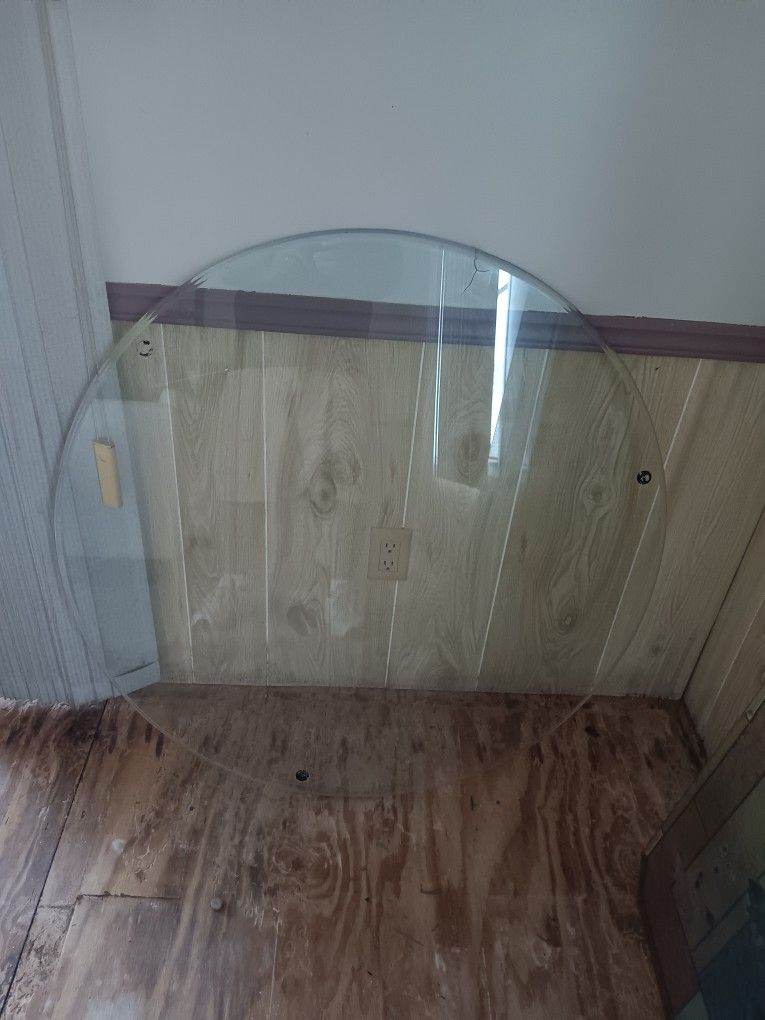 Round Glass Tabletop 36"