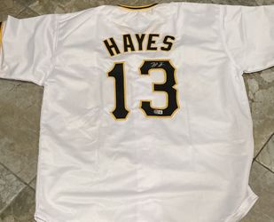 Ke'Bryan Hayes SIGNED Pittsburgh Pirates Jersey Beckett COA Holo MLB