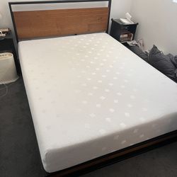Queen Bed Frame And Memory Foam Mattress