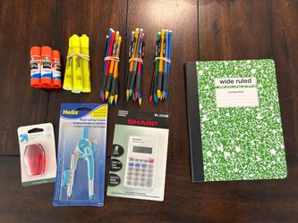 School Supply Bundle – Pencils, Markers, Calculator & More