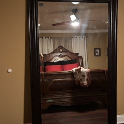 Stand Up Brown Mirror