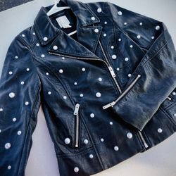 Handmade Black Leather Jacket