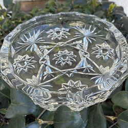 Crystal glass ash tray