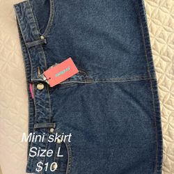 Mini Skirt  Jeans