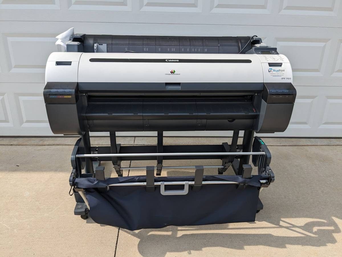 Canon imagePROGRAF iPF760 36" Wide Format Inkjet Printer for Sale in