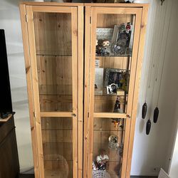 Two Display Cabinets From IKEA