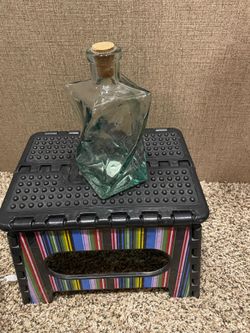 Glass decor bottle