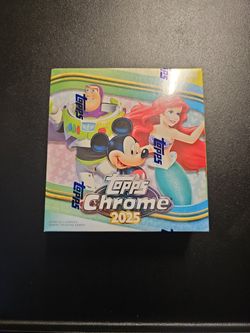 2025 TOPPS CROME DISNEY FACTORY SEALED MEGA BOX