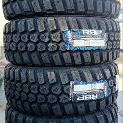 4 NEW RBP LT 35/1250/17 MUD TERRAIN TIRES 10 PLY $865 CASH TOTAL‼️ FREE INSTALLATION‼️
