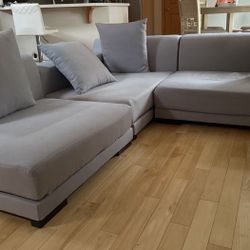 Gray L - Adjustable sectional For Sale - $250