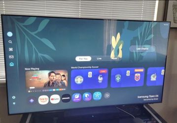 75 inch Samsung TV with 4K Upscaling