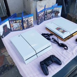 $200! Any 3 Games, 1 Original Controller & Playstation 4 PS4 500GB, $200! Any PS4. OR $400! Both PS4 Combo. Trade are welcome