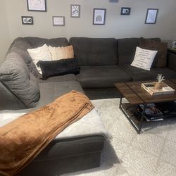 Gray Sectional Couch $650