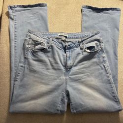 Wax Jean blue denim flare jeans size 18 #waxjean #denim