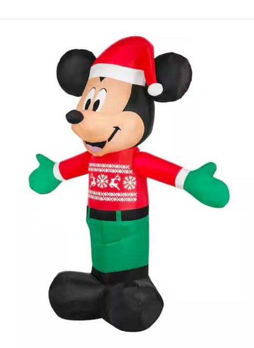 3.5 ft LED Mickey in Classy Sweater