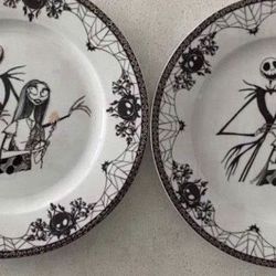 NEW JACK & SALLY DINNER PLATES (2)