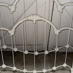 White Vintage Full  BED FRAME