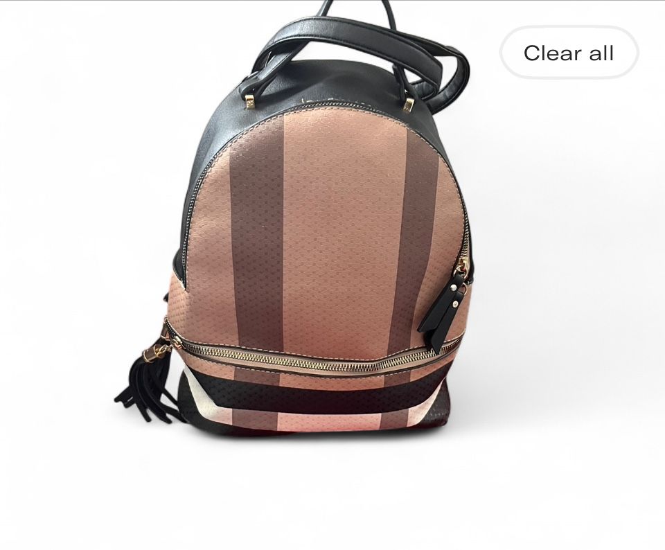 Black And Tan Backpack