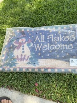 Christmas doormat