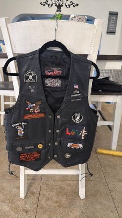 Motorcycle Riding 100% Leather VEST