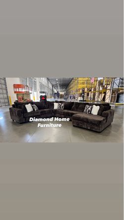 SECTIONAL OVERSIZED 4pc CHOCOLATE 🥰🤷🏻♀️🔥🥳🌺💗🌹