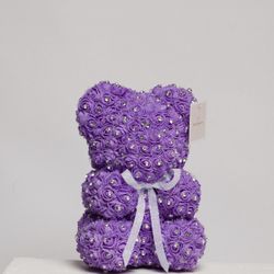 Rose Bear With Diamonds Gift For Any Occasion