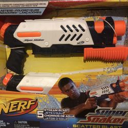 Nerf Super Soaker Scatter Blast Dual Pack